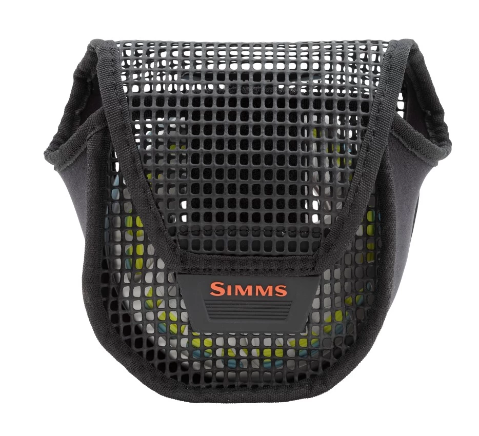 Simms Mesh Reel Pouch Black Large 1 Simms Mesh Reel Pouch Black Large