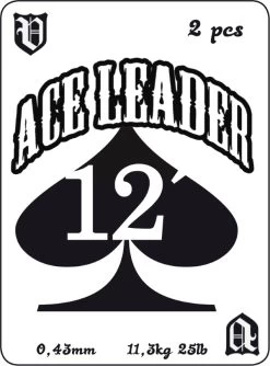 Vision ACE Tapered Leader 12ft – 2 Pieces