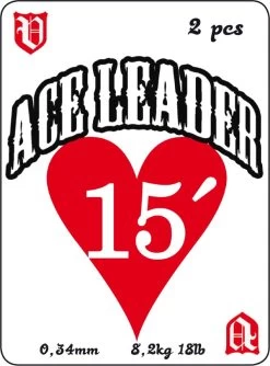 Vision ACE Tapered Leader 15ft – 2 Pieces