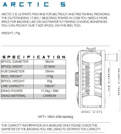 Alfa Arctic Reel Lime Green -Fishing Equipment Shop Alfa Arctic Reel Lime Green ALFAARCTLG XXX arctic reel specs 5