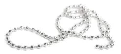 Bauer Bead Chain Eyes Medium 4mm 9 Bauer Bead Chain Eyes Medium 4mm -Fishing Equipment Shop Bauer Bead Chain Eyes Medium 4mm CB11 XXX silver