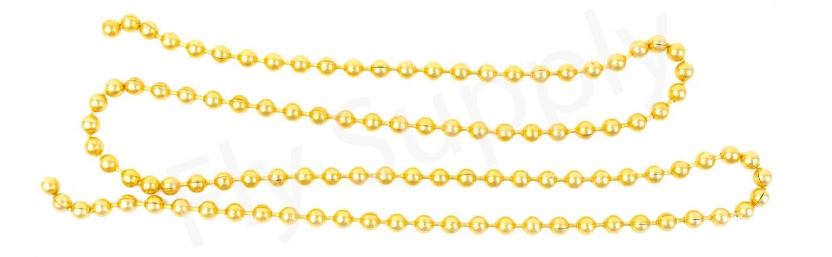 Bead Chain Eyes Gold 4 Bead Chain Eyes Gold - Image 4