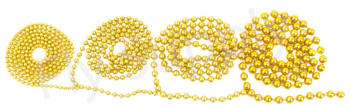 Bead Chain Eyes Gold 1 Bead Chain Eyes Gold