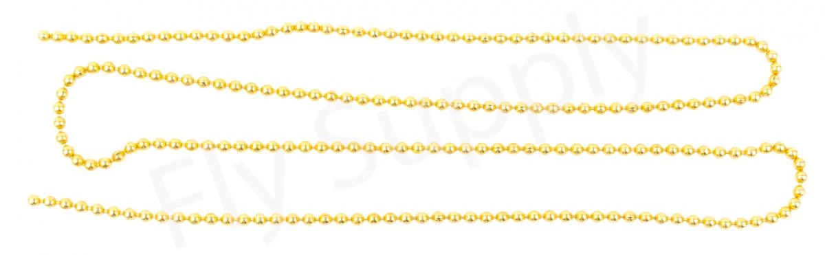 Bead Chain Eyes Gold 2 Bead Chain Eyes Gold - Image 2