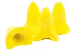 Cascade Diver Foam Heads Large 4pc -Fishing Equipment Shop Cascade Diver Foam Heads Large 4pc FS TYING CDFH X yellow