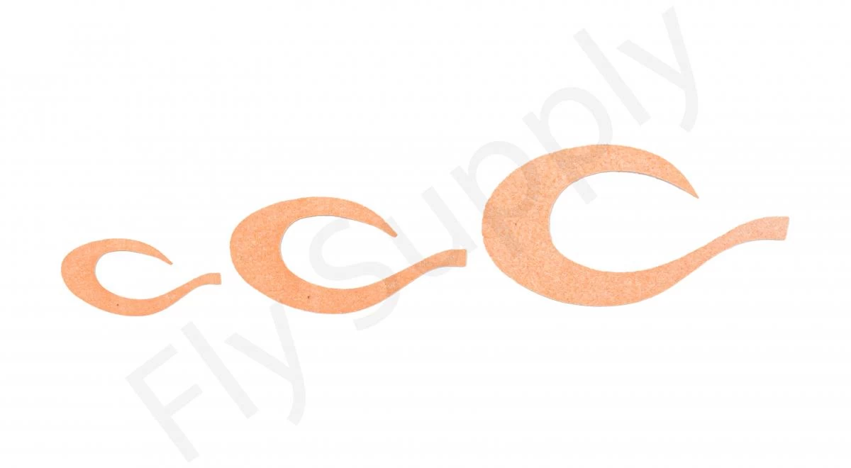 Curly Wiggle Tails Rusty Orange 1 Curly Wiggle Tails Rusty Orange