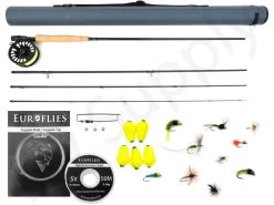 Euro Flies Airlite Nymph & Dry Rod #3 – 10ft Complete Set