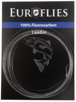 Euro Flies Fluorocarbon Tapered Leader 9ft