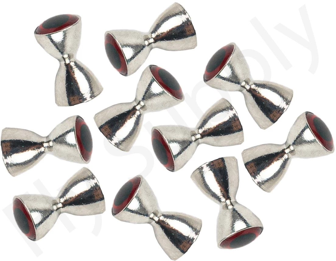 Euro Flies Heavyweight Brass Dumbbell Eyes 10pc 3 Euro Flies Heavyweight Brass Dumbbell Eyes 10pc - Image 3