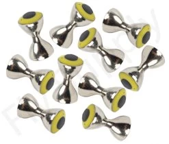 Euro Flies Heavyweight Brass Dumbbell Eyes 10pc 10 Euro Flies Heavyweight Brass Dumbbell Eyes 10pc -Fishing Equipment Shop Euro Flies Heavyweight Brass Dumbbell Eyes 10pc EF BRASSDUMBEYE XXX heavyweight dumbbell eyes 10pc yel 2