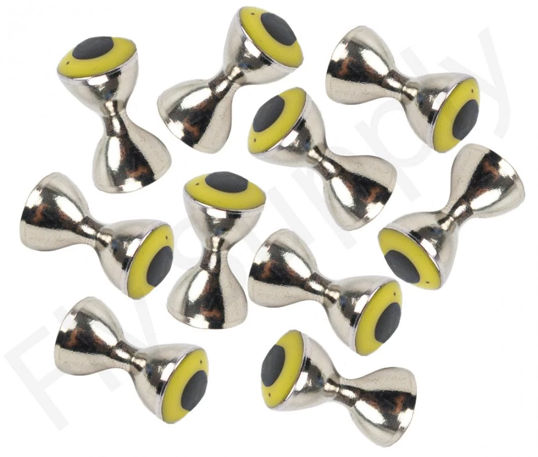 Euro Flies Heavyweight Brass Dumbbell Eyes 10pc 5 Euro Flies Heavyweight Brass Dumbbell Eyes 10pc - Image 5
