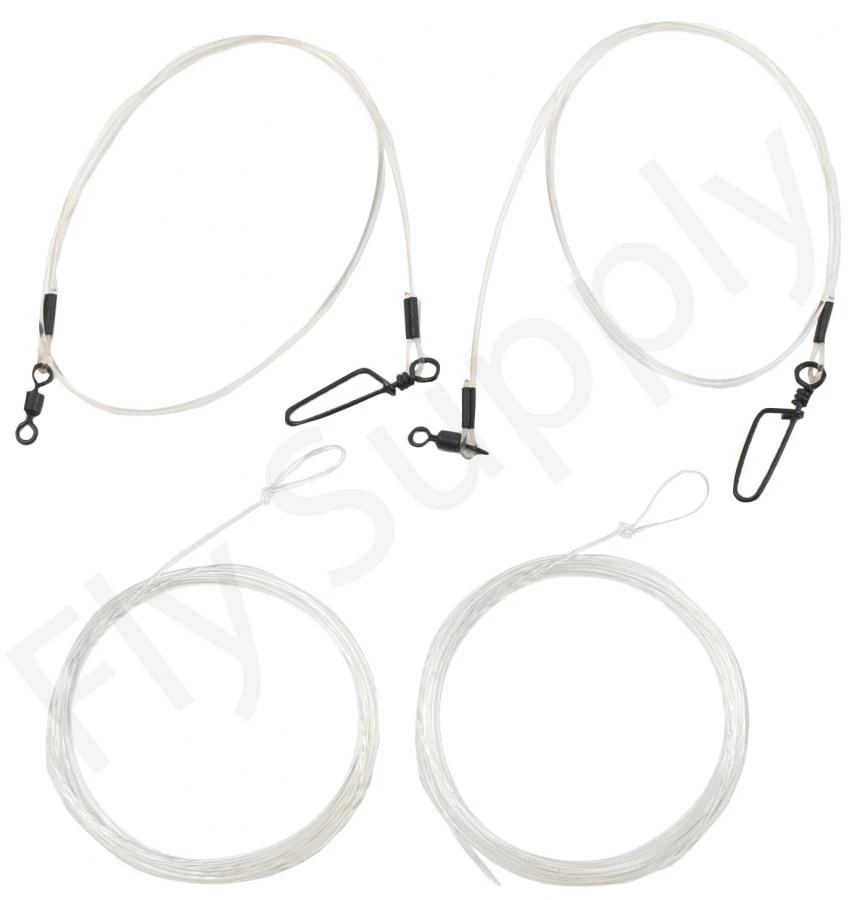 Euro Flies Predator Leader Set With Fluorocarbon Bite Guards 1 Euro Flies Predator Leader Set With Fluorocarbon Bite Guards