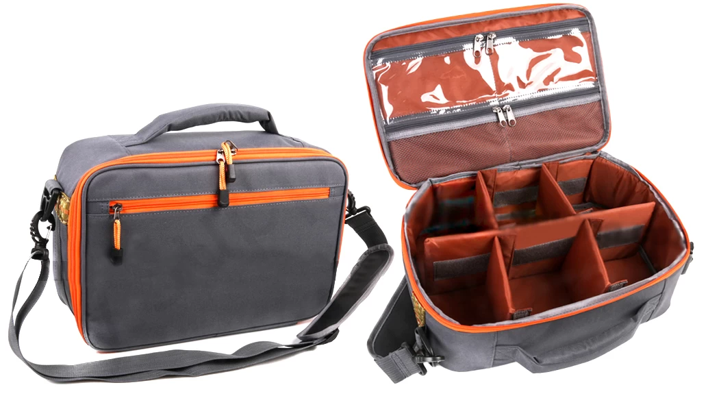 Euro Flies Reel & Gear Bag Grey 1 Euro Flies Reel & Gear Bag Grey