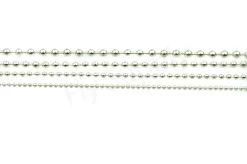 Bead Chain Eyes Silver