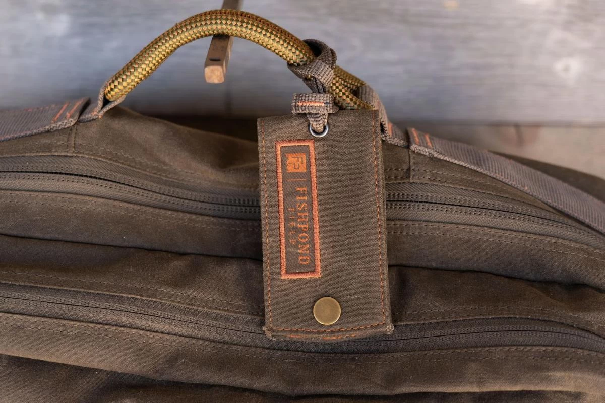 Fishpond Field Luggage Tag Peat Moss 3 Fishpond Field Luggage Tag Peat Moss - Image 3