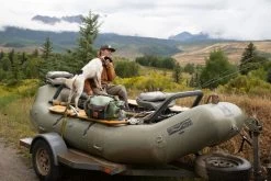 Fishpond Thunderhead Roll Top Duffel Yucca -Fishing Equipment Shop Fishpond Thunderhead Roll Top Duffel Yucca TRTD Y thunderhead rolltop boat2