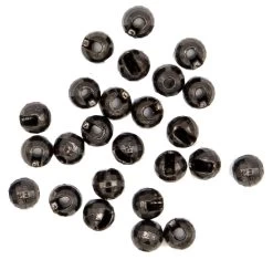 Fly Scene Tungsten Slotted Beads Diamond Faceted Black 25pc