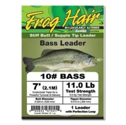 Frog Hair Bass & Pike Leader 7ft