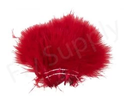 Hareline Blood Quill Marabou -Fishing Equipment Shop Hareline Blood Quill Marabou HAREBQM X red