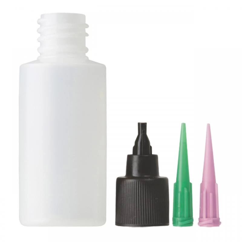 Loon Applicator Bottle, Cap & Needles 1 Loon Applicator Bottle, Cap & Needles