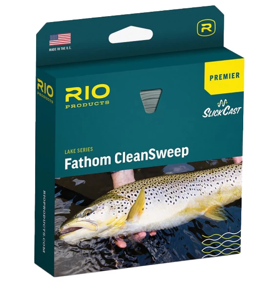 RIO Premier Fathom CleanSweep Sinking Fly Line Clear/Black/Dark Aqua 2 RIO Premier Fathom CleanSweep Sinking Fly Line Clear/Black/Dark Aqua - Image 2