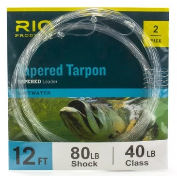 RIO Tapered Tarpon Leader 2 Pack 1 RIO Tapered Tarpon Leader 2 Pack