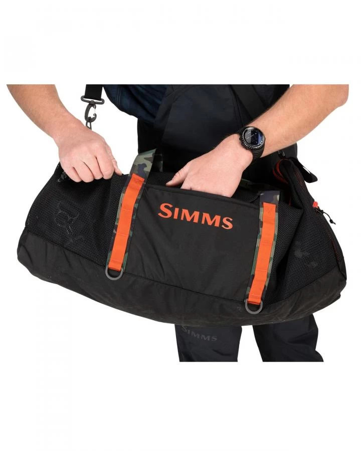 Simms Challenger Mesh Duffel – 60L Black 6 Simms Challenger Mesh Duffel – 60L Black - Image 6