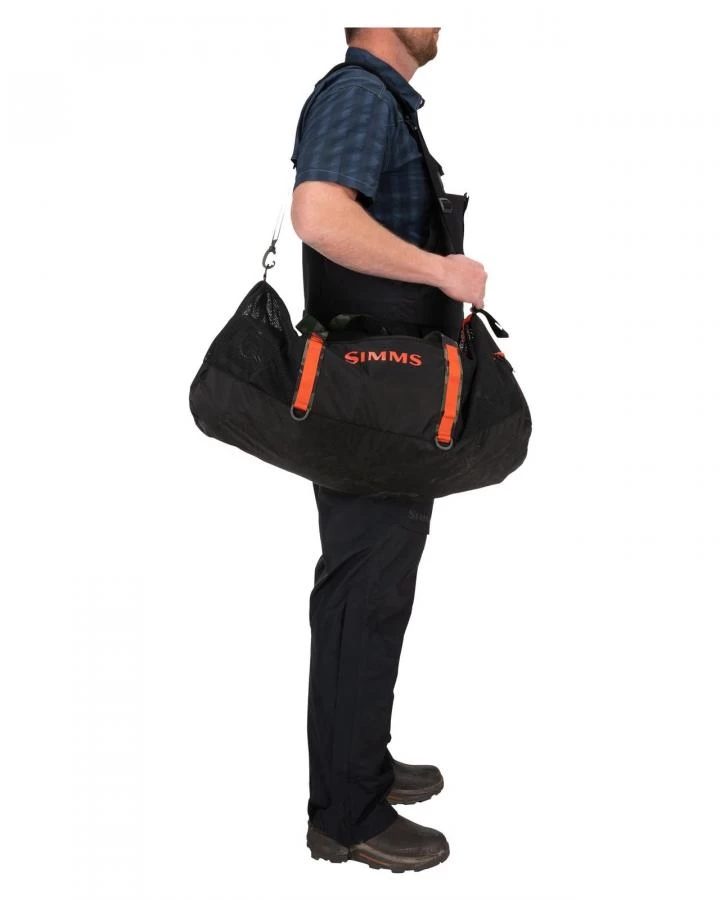 Simms Challenger Mesh Duffel – 60L Black 5 Simms Challenger Mesh Duffel – 60L Black - Image 5