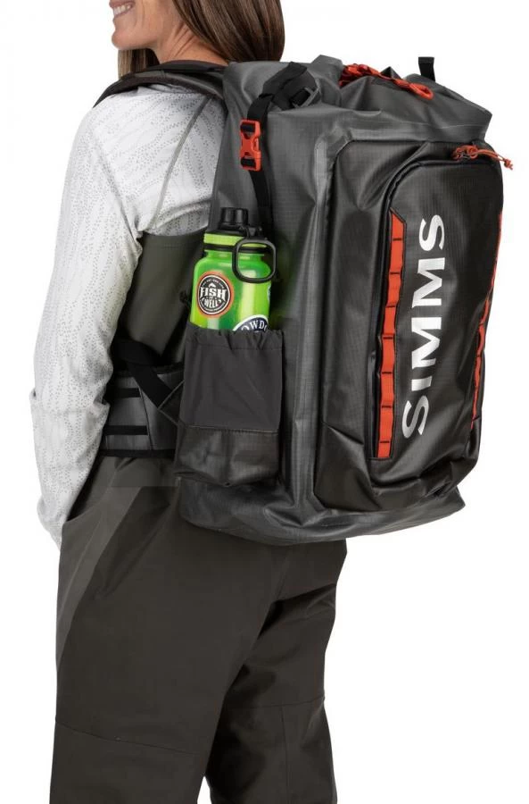 Simms Dry Creek Rolltop Backpack Black 5 Simms Dry Creek Rolltop Backpack Black - Image 5