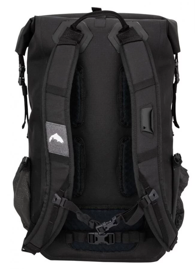 Simms Dry Creek Rolltop Backpack Black 2 Simms Dry Creek Rolltop Backpack Black - Image 2