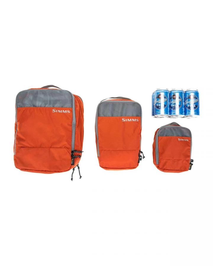 Simms GTS Packing Pouches 3 Pack Simms Orange 2 Simms GTS Packing Pouches 3 Pack Simms Orange - Image 2