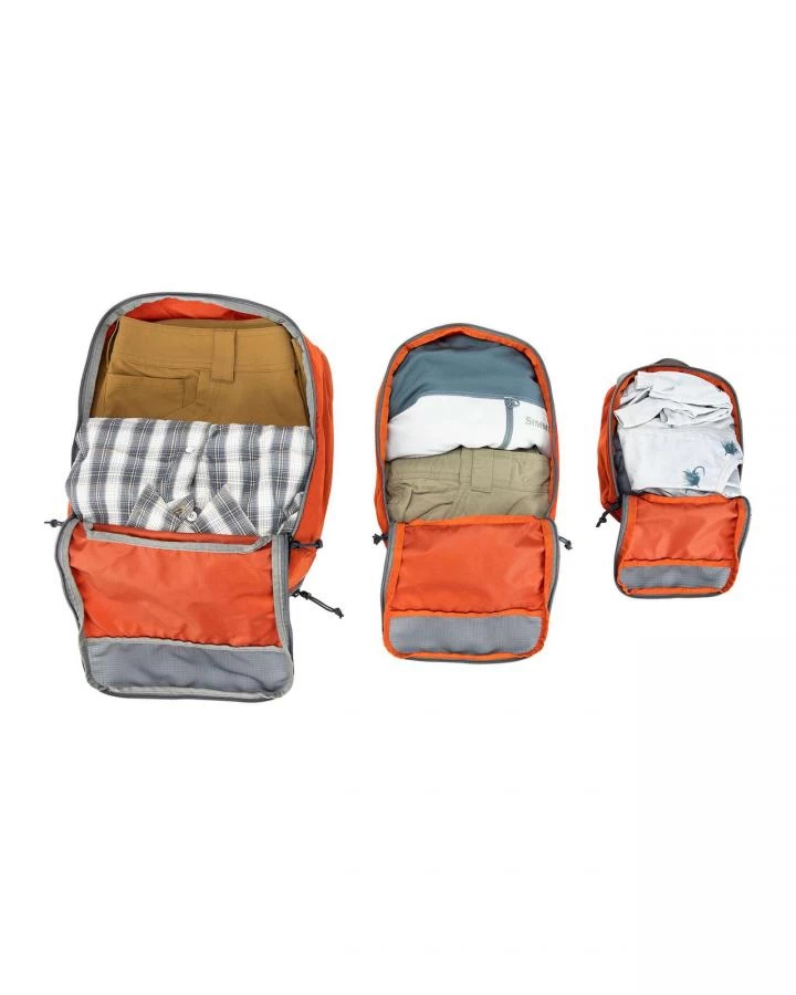 Simms GTS Packing Pouches 3 Pack Simms Orange 3 Simms GTS Packing Pouches 3 Pack Simms Orange - Image 3