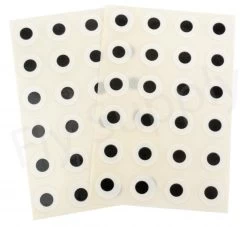 Stick On Eyes Black/white