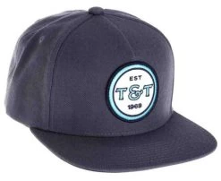 Thomas & Thomas Dark Gray Flat Brim Snapback