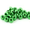 Tungsten Beads Green Metallic 25pc