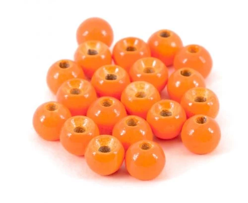Tungsten Beads Orange Metallic 25pc 1 Tungsten Beads Orange Metallic 25pc