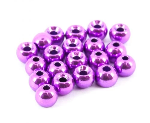 Tungsten Beads Purple Metallic 25pc 1 Tungsten Beads Purple Metallic 25pc