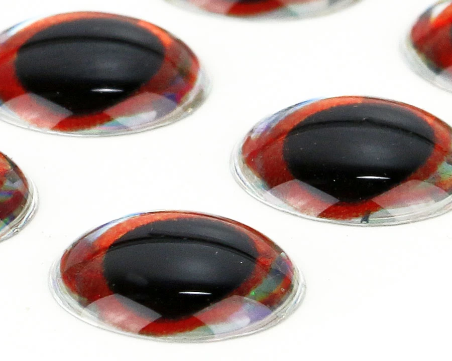 Ultra 3D Epoxy Eyes Basic Red 20pc 1 Ultra 3D Epoxy Eyes Basic Red 20pc