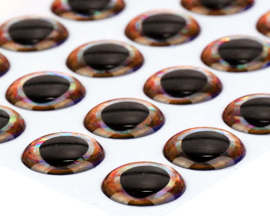 Ultra 3D Epoxy Eyes Copper Edge 20pc 1 Ultra 3D Epoxy Eyes Copper Edge 20pc