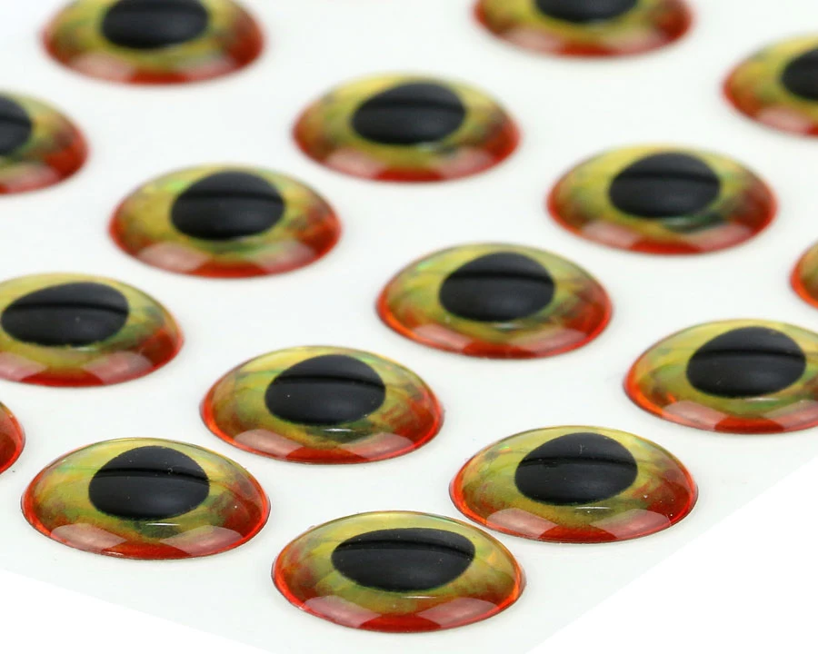 Ultra 3D Epoxy Eyes Golden Honey 20pc 2 Ultra 3D Epoxy Eyes Golden Honey 20pc - Image 2