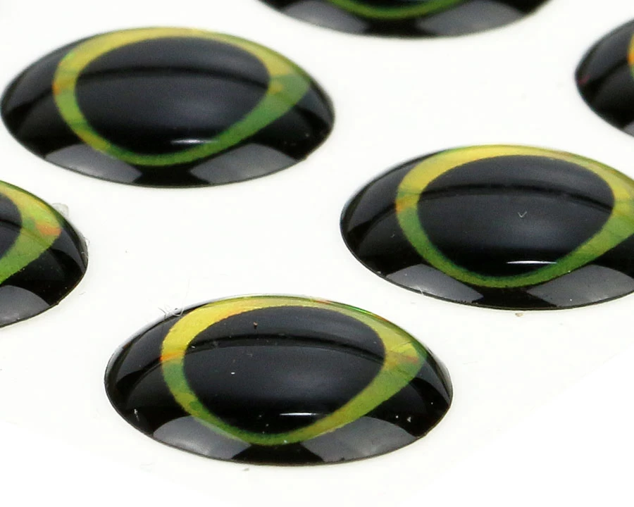 Ultra 3D Epoxy Eyes Black Gold 20pc 1 Ultra 3D Epoxy Eyes Black Gold 20pc
