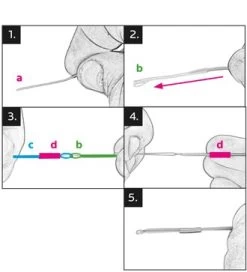 Vision Nano Braided Loops 4pc -Fishing Equipment Shop Vision20Nano20Braided20Loops204pc3