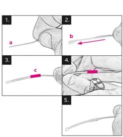 Vision Nano Braided Loops 4pc -Fishing Equipment Shop Vision20Nano20Braided20Loops204pc4