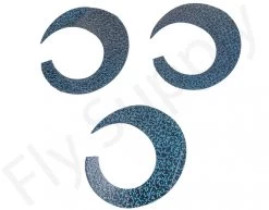 Wiggle Tails Jumbo Slim 3pc Original Pacchiarini’s -Fishing Equipment Shop Wiggle Tails Jumbo Slim 3pc Original Pacchiarinis FSTYING WTJS X 3.holographic black