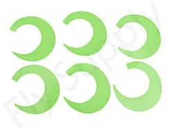 Wiggle Tails Medium 6pc Original Pacchiarini’s -Fishing Equipment Shop Wiggle Tails Medium 6pc Original Pacchiarinis FSTYING WTM X chartreuse