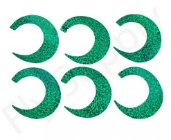 Wiggle Tails Medium 6pc Original Pacchiarini’s -Fishing Equipment Shop Wiggle Tails Medium 6pc Original Pacchiarinis FSTYING WTM X holographic green