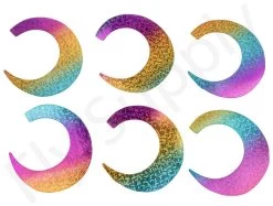 Wiggle Tails Medium 6pc Original Pacchiarini’s -Fishing Equipment Shop Wiggle Tails Medium 6pc Original Pacchiarinis FSTYING WTM X rainbow