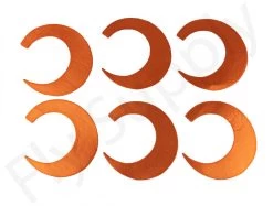 Wiggle Tails XL 6pc Original Pacchiarini’s -Fishing Equipment Shop Wiggle Tails XL 6pc Original Pacchiarinis FSTYING WTXL X orange