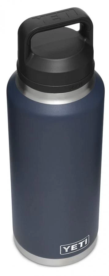 YETI Rambler 46oz Bottle Chug Navy 3 YETI Rambler 46oz Bottle Chug Navy - Image 3