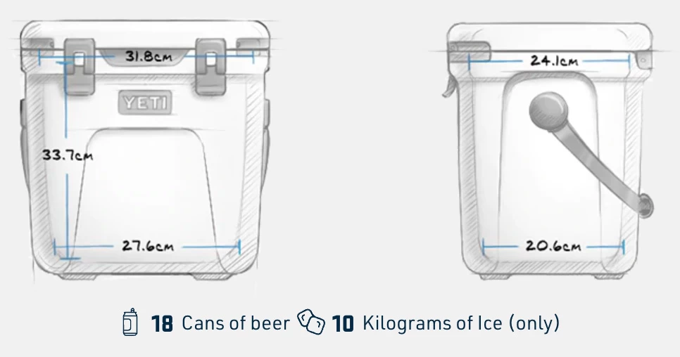 YETI Roadie 24 Cool Box White 6 YETI Roadie 24 Cool Box White - Image 6